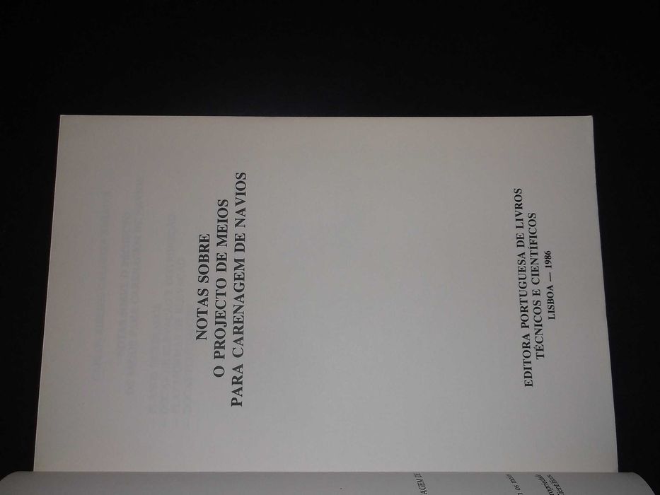 Saraiva (Carlos Ribeiro Caldeira); Projecto para Carenagem Navios