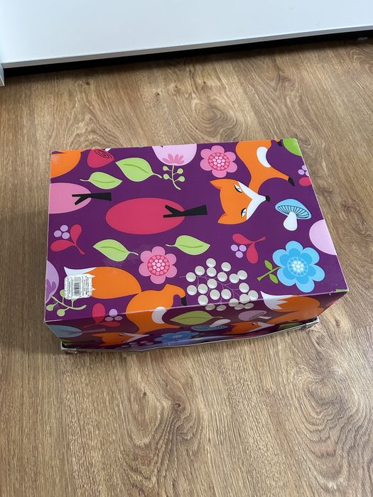 Pudełko w liski do przechowywania dla dzieci