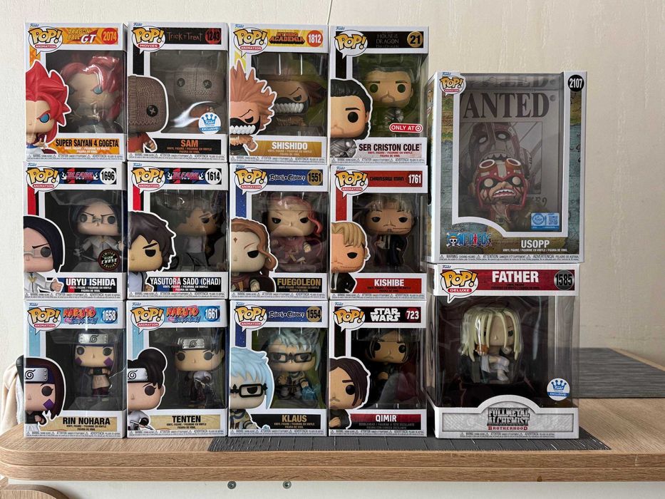 Оригінальні Funko Pop аніме фігурки