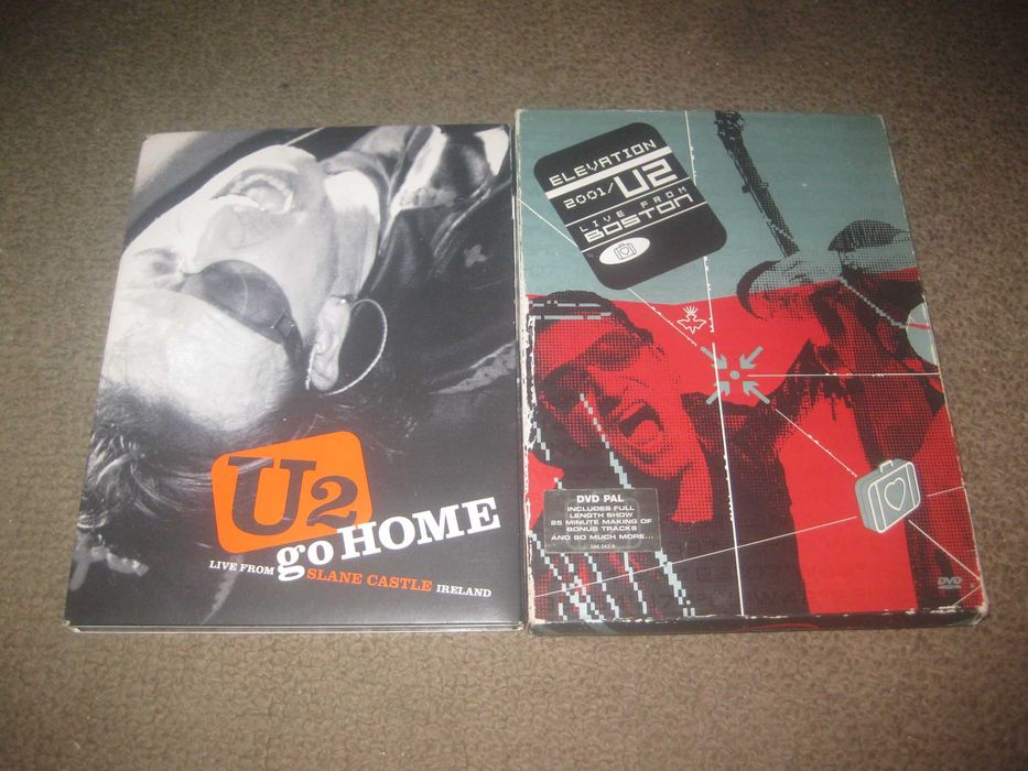 2 DVDs musicais dos "U2"