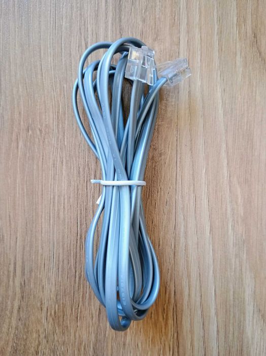 Kabel telefoniczny RJ11 prosty 2,1m Nowy