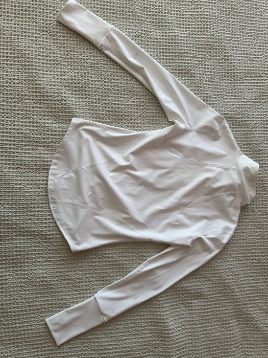 Рашгард спортивна жіноча кофта біла розмір М