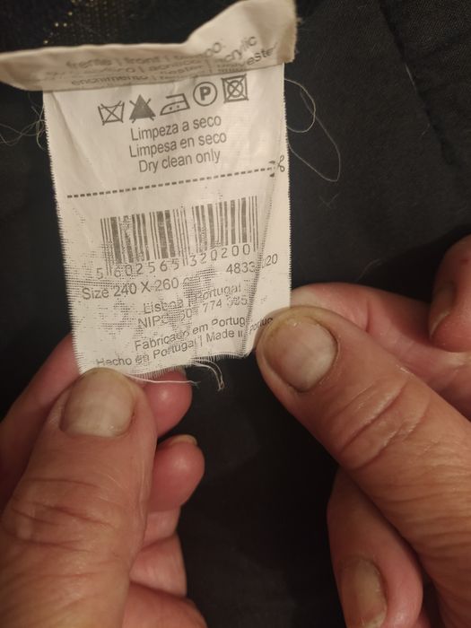 Colcha e bandas cortinados