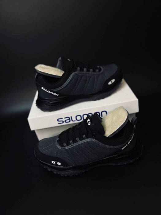 Термо кроссовки Salomon на меху Ватерпруф не поомокают, зимние кросовк
