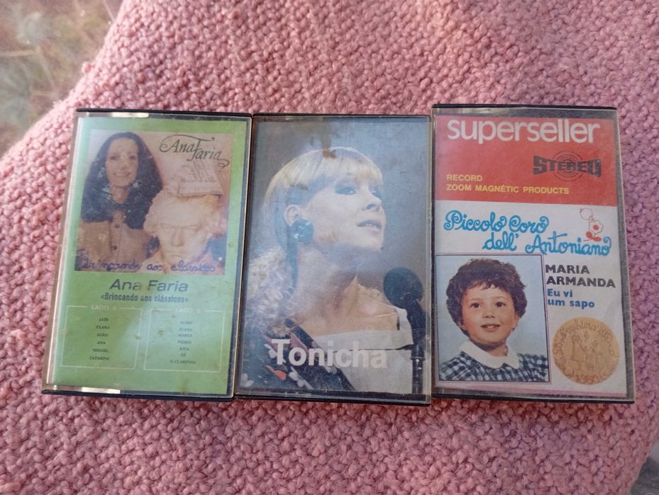 Cassetes de música Anos 80/antigas