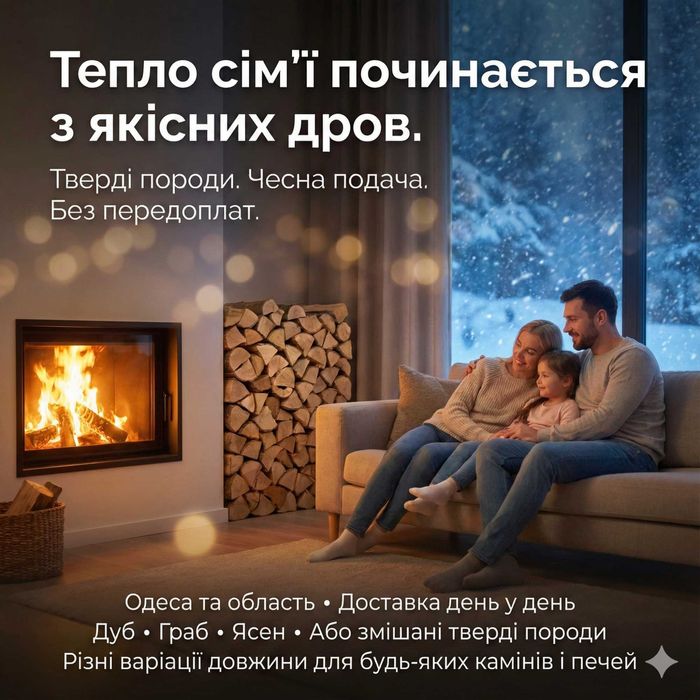 Дрова в руках, не в обещаниях — Одесса/область, без предоплаты