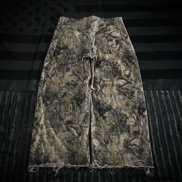bershka wide camo realtree pants камуфляжні штани jaded london