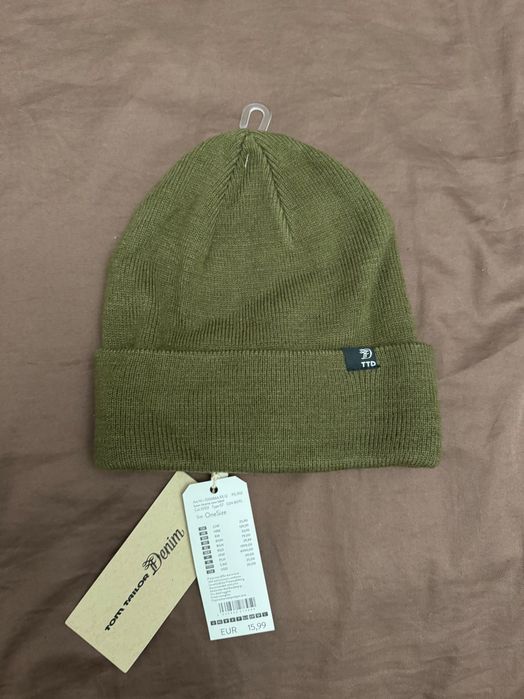 Продам нову оригінальну шапку Tom Tailor. Колір хакі ONE SIZE