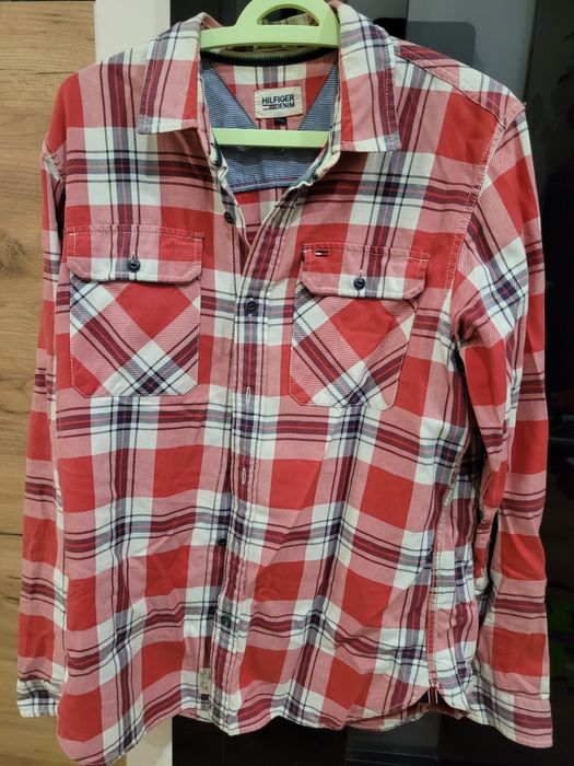 Koszula w kratkę Tommy Hilfiger r L