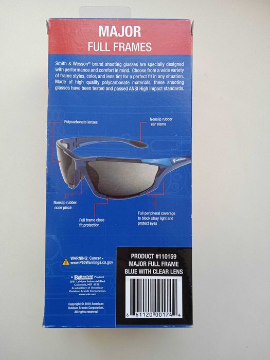 Тактичні окуляри, тактические очки Smith & Wesson. Оригінал. З США