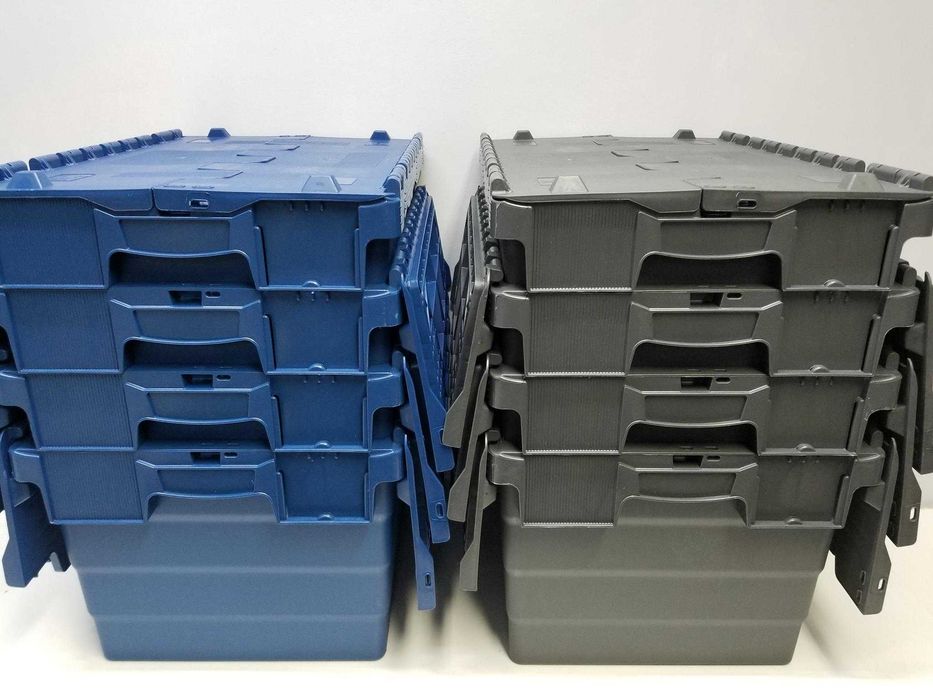 Pojemnik Kurierski Kosz Box Magazynowy Transportowy Zamykany-60x40x41.