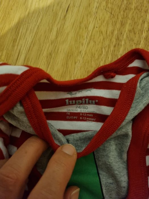 Strój Elfa roz 80 , body, spodnie, czapka , bluzeczka z Mikołajem