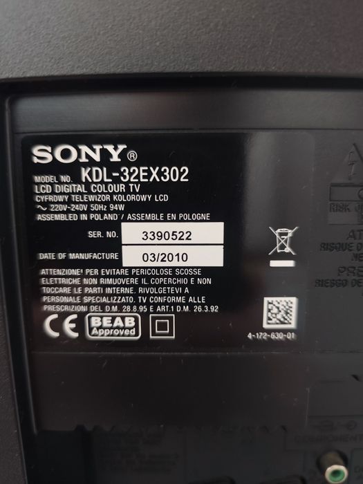 Telewizor Soni Bravia 32 cale LED