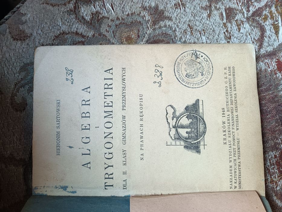 Hieronim Startowski Algebra i trygonometria