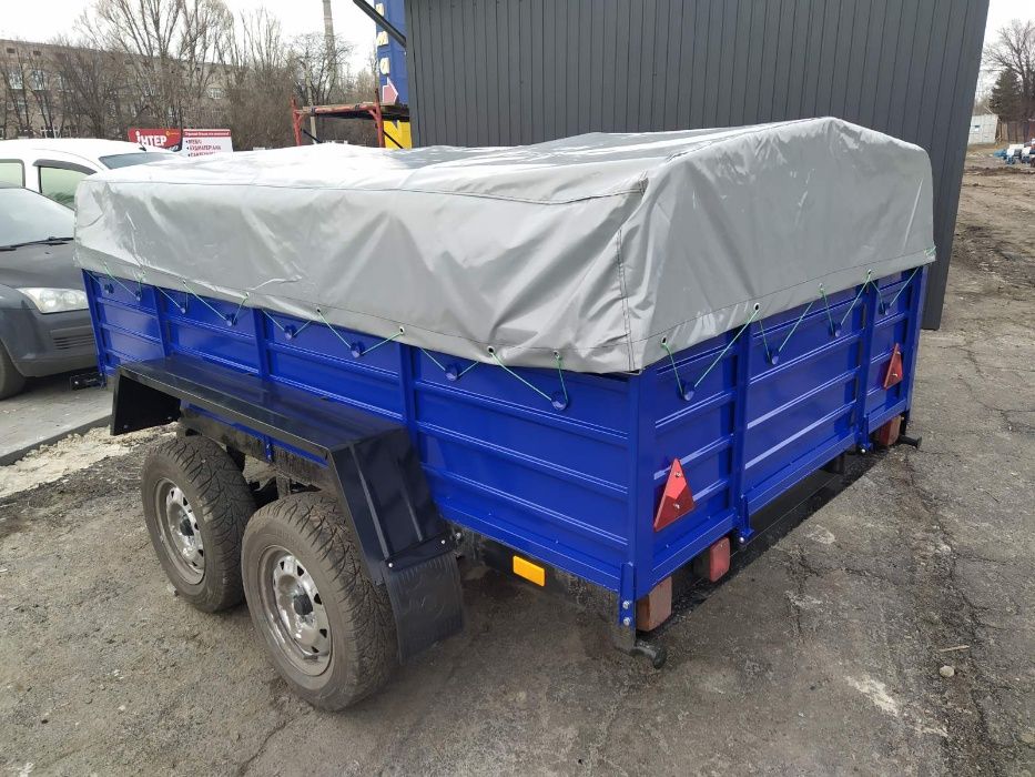 Купить крепкий одноосный прицеп Кремень+ КРД