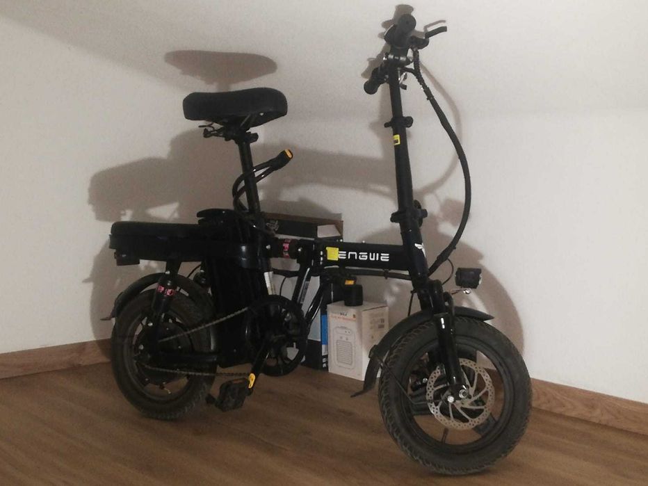 Bicicleta Elétrica Dobrável ENGWE – Quase Nova, 2 Meses de Uso