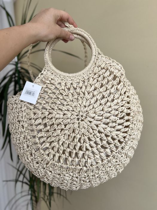 Сумка плетена солома