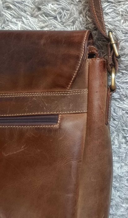 Torba męska skórzana Hunter Brązowa Betlewski