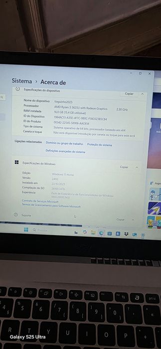 Vendo portátil novo