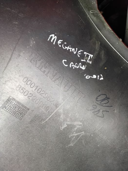 Parachoques renault megane 2  carro trás