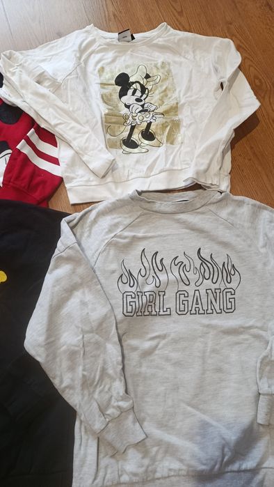 Zestaw bluz 140/146 dla dziewczynki