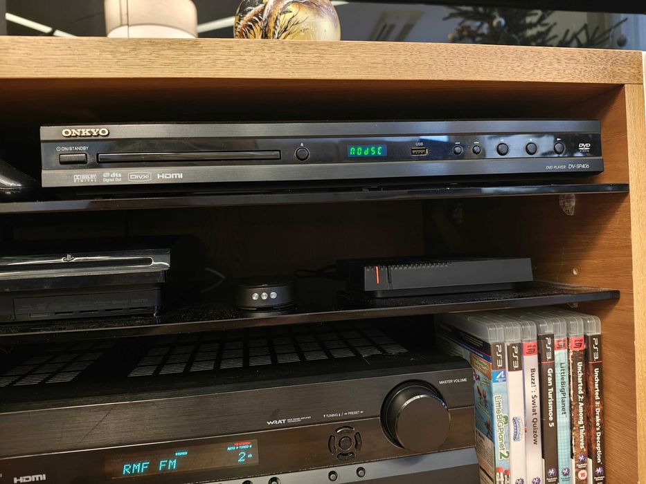 Amplituner ONKYO TX-SR506 7x130W DTS HDMI + Pilot + DVD ONKYO DV-SP406