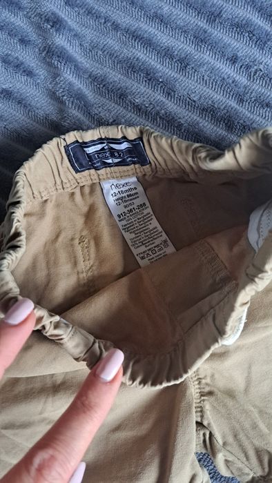 Szorty spodenki dla chłopca next 82 beżowy