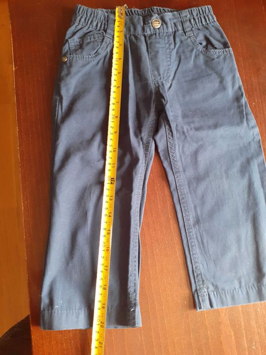 Spodnie eleganckie 104 granat