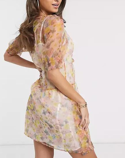 Na-KD -Sukienka Organza r. 36
