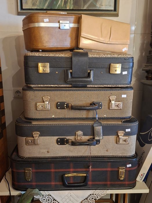 Malas de viagem antigas Vintage