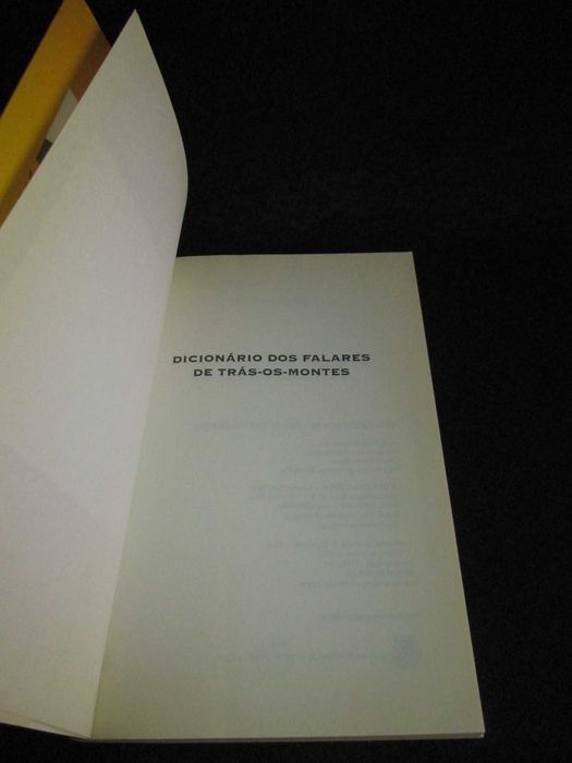 Livro Dicionário dos Falares de Trás-os-Montes Vítor Fernando Barros