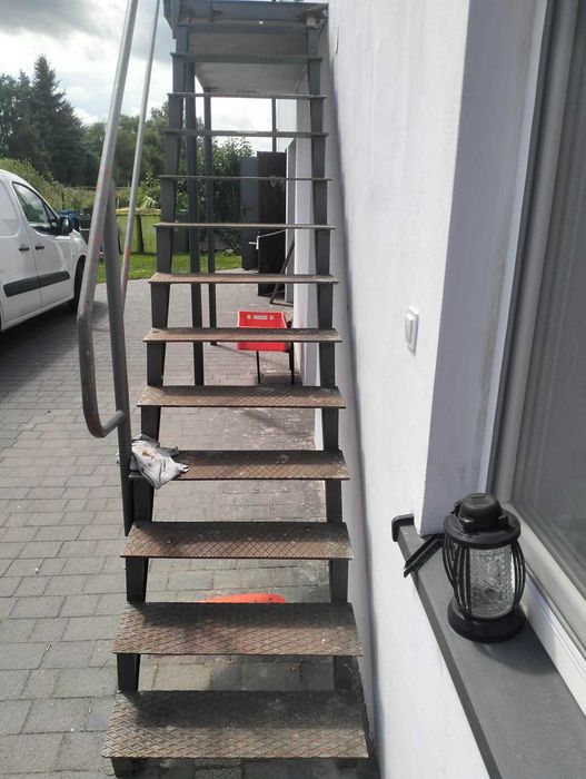 Używane schody metalowe cena do negocjacji