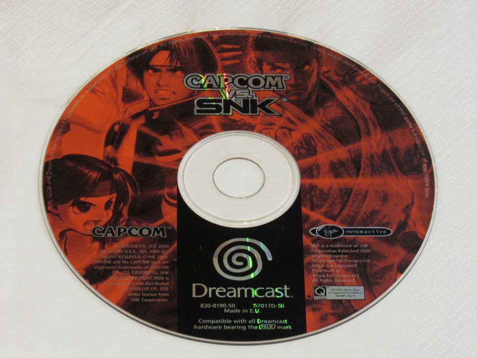 Jogo Sega Dreamcast Capcom vs. SNK só disco