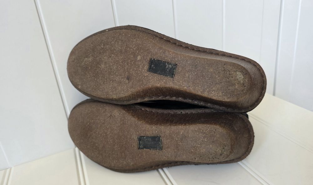 Botki półbuty do kostki Clarks skóra skórzane 40 ankle boots