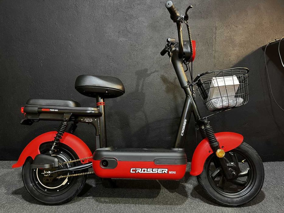 Електровелосипед Crosser mini 2026 літій залізо фосфат 450W Красный