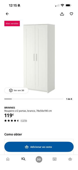 Roupeiro IKEA Brimnes