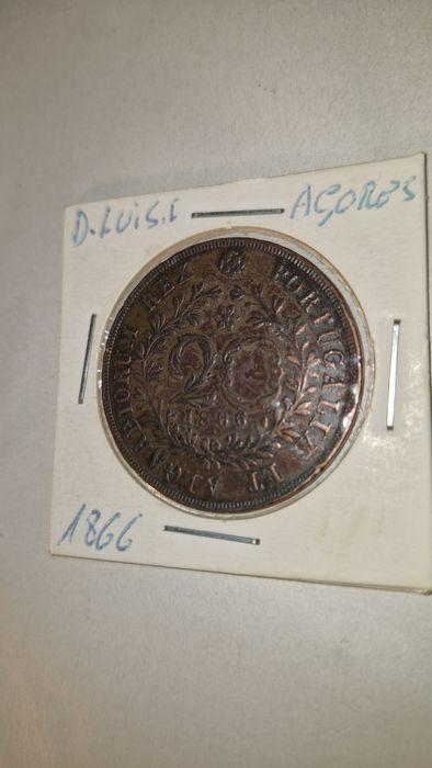 Várias moedas monarquia de D.Luis