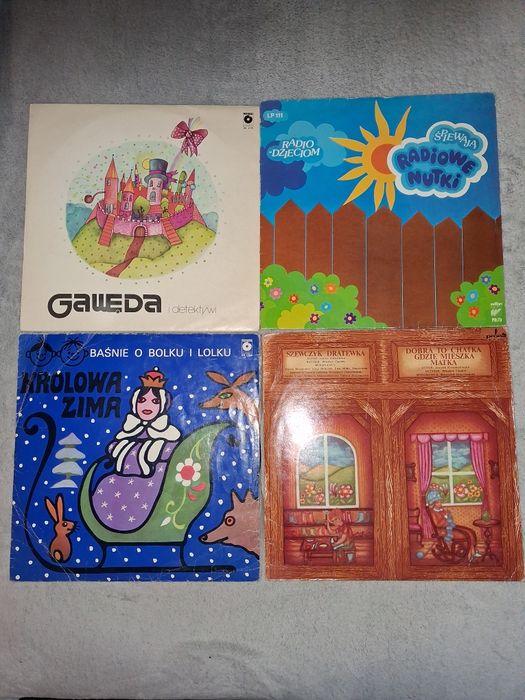 Płyty winylowe - bajki dzieci