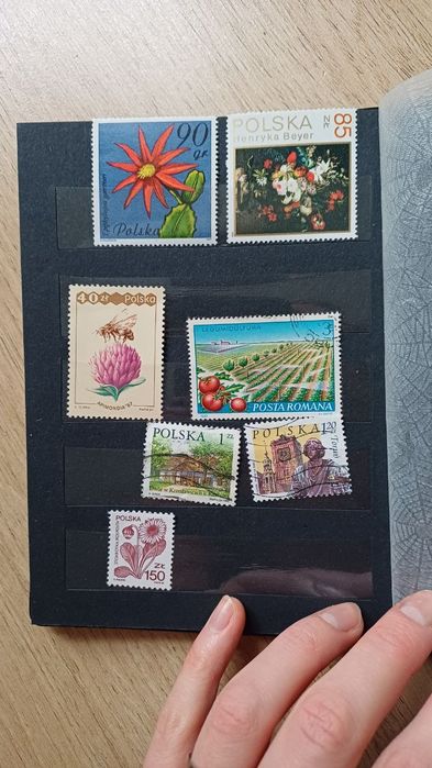 ZESTAW Znaczki Polska Kuba Laos ponad 100 szt
