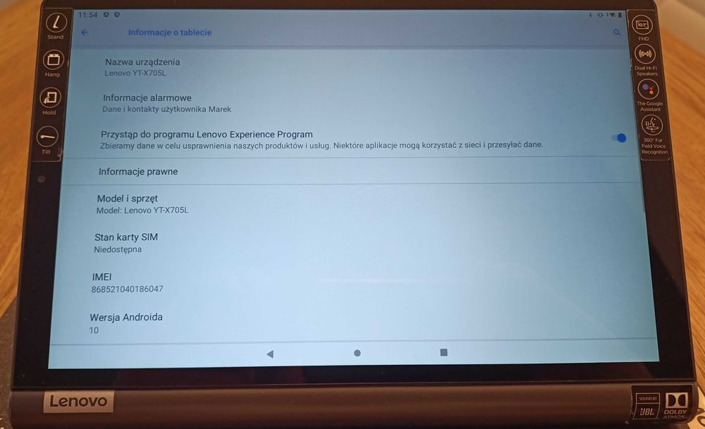Tablet Lenovo Yoga Smart Tab