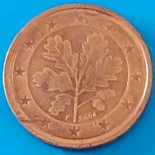 2 Euro Cent Coin from 2004 * F * Germany