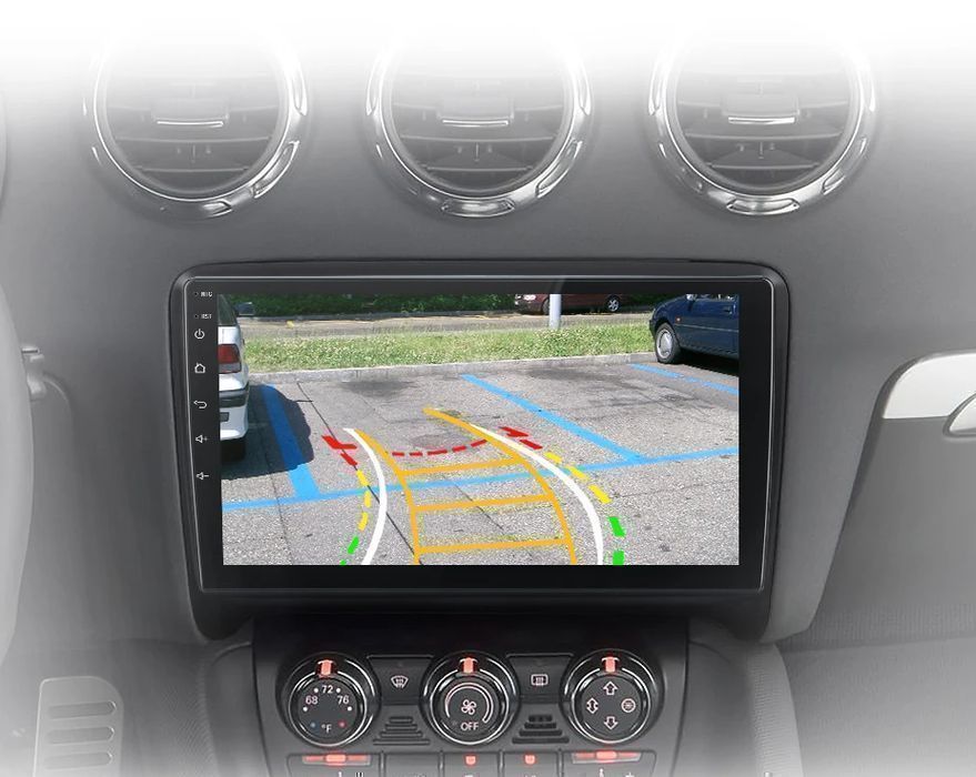Audi TT MK2 8J 2006–2014 – Radio Android 15 9" CarPlay Android Auto GPS Nawigacja Stacja Multimedialna WiFi Bluetooth PL 1GB/16GB