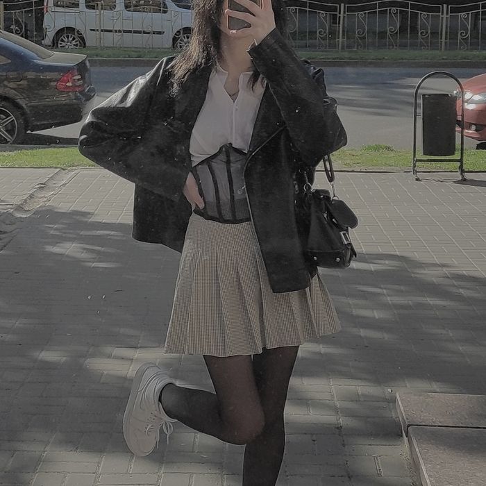 юбка шорты в клетку