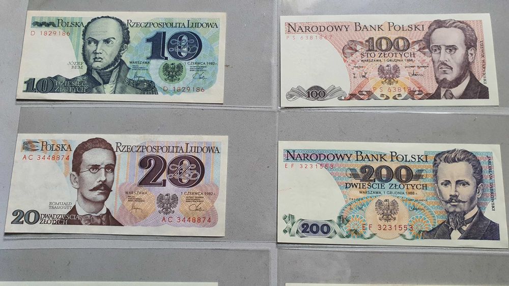 banknoty - prl - kolekcjonerskie