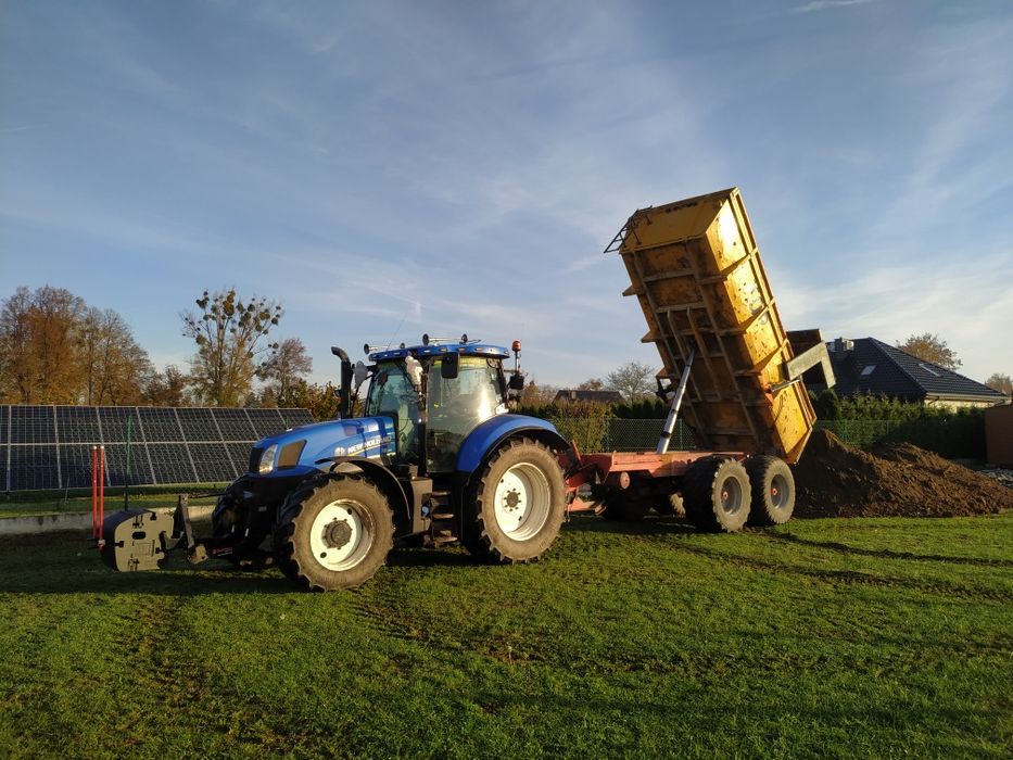 Usługi transportowe wynajem ciągnik przyczepa ciężarówki wywóz tandem