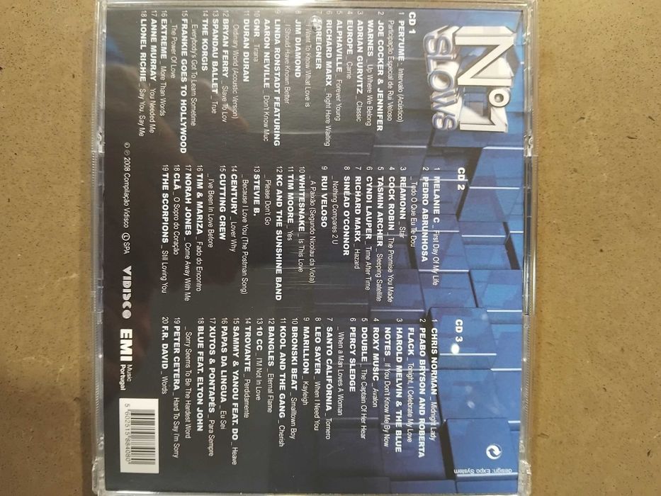3 Cds novos  N°1 Slows