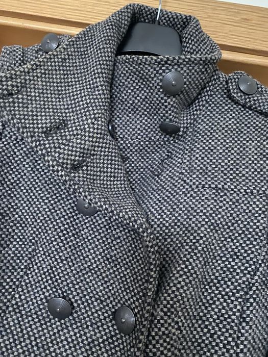 Casaco comprido Mango preto