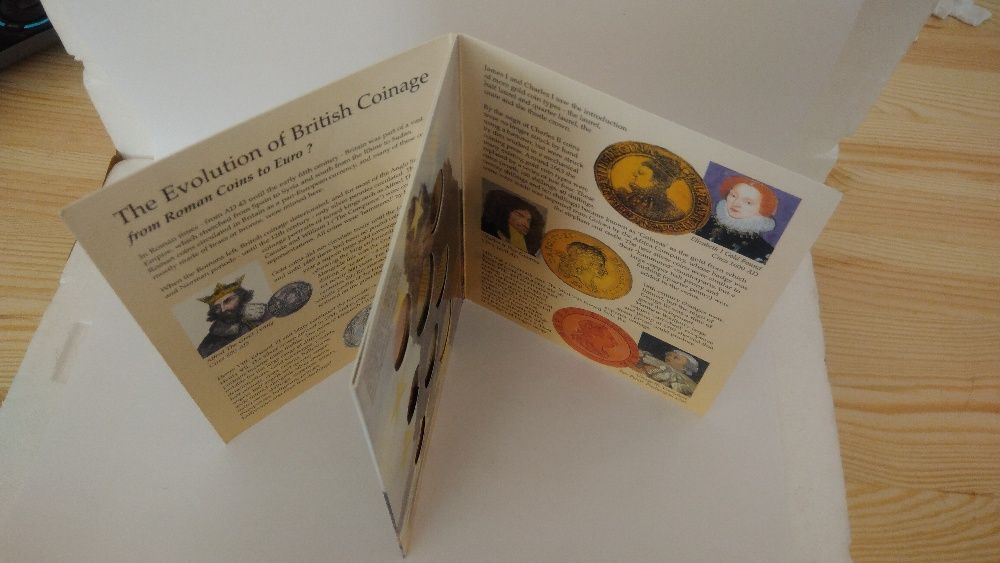 Moedas ensaio Euro Reino Unido 2002 - Dinamarca 2002