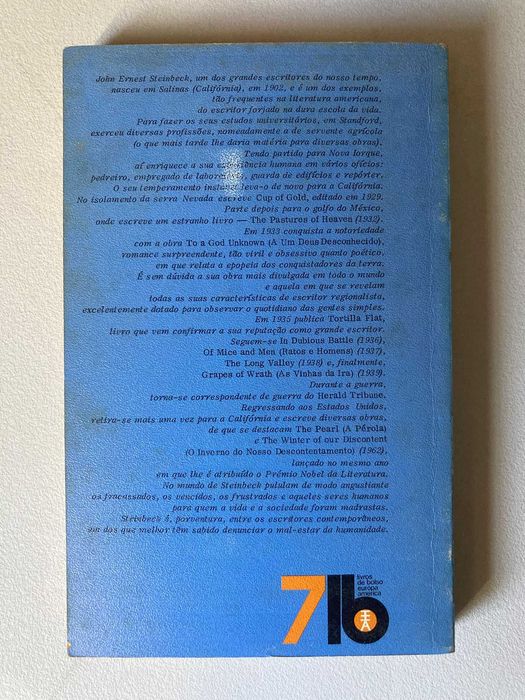 A Um Deus Desconhecido, de John Steinbeck