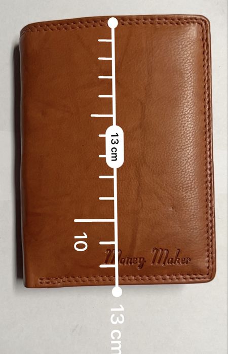 Portfel dkórzany nowy